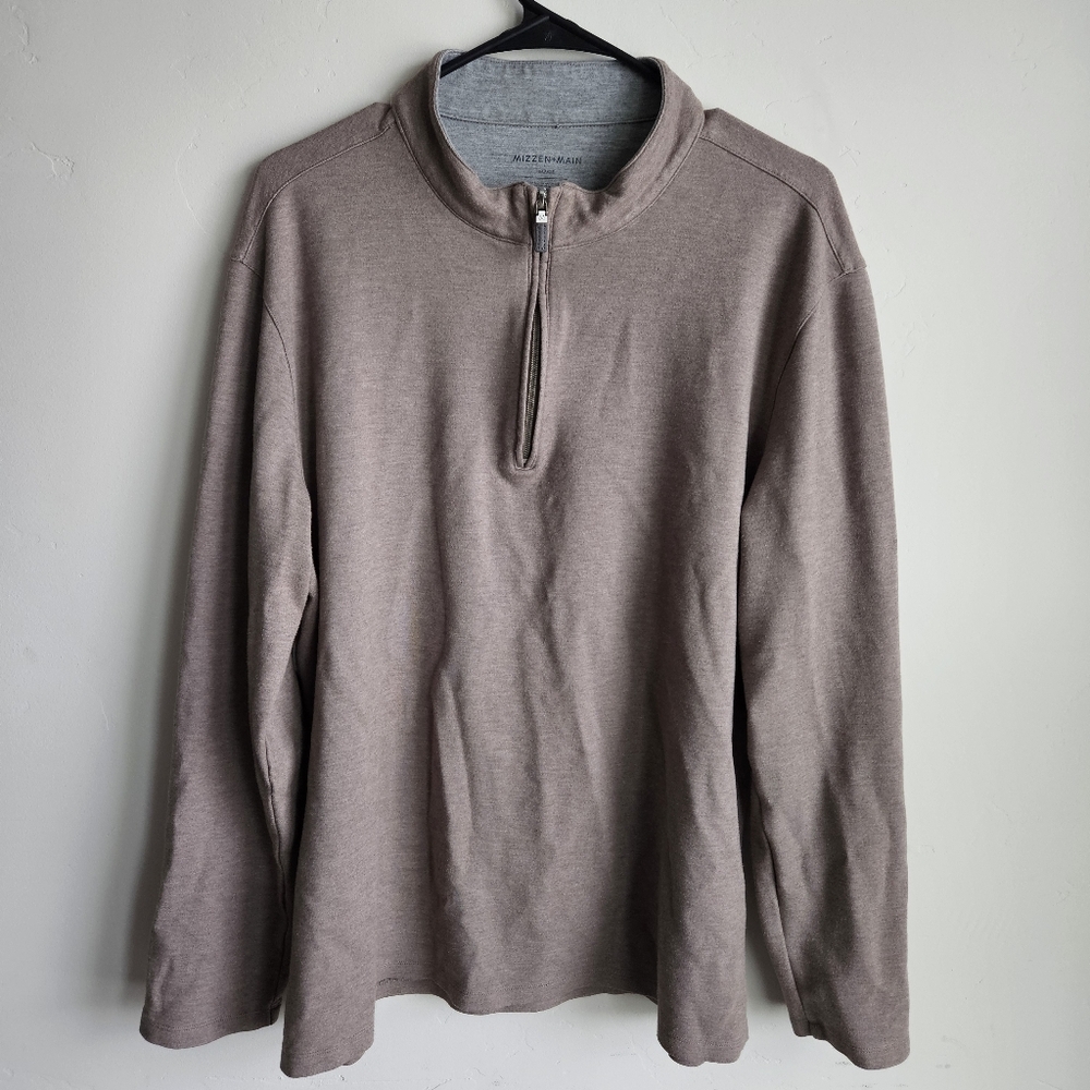 Mizzen Main Beige Quarter Zip
